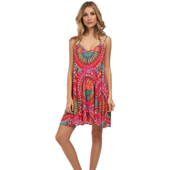 Mara Hoffman Dresses & Skirts - Mara Hoffman Strappy Swing Dress Supernova Red, M